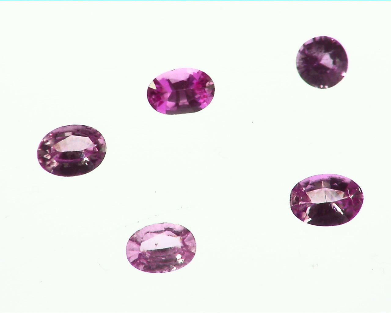Pink Sapphire Natural Genuine Oval Shape Gemstones 1.02 CT GPG 172 - Image 2