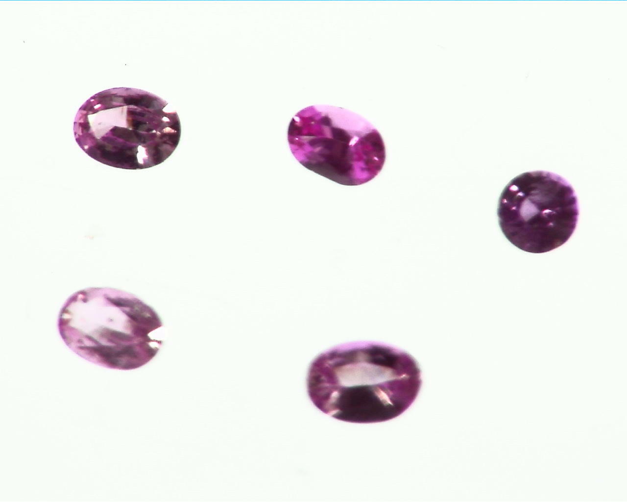 Pink Sapphire Natural Genuine Oval Shape Gemstones 1.02 CT GPG 172 - Image 4