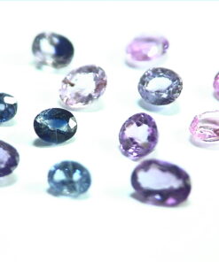 Alternative view of Blue and Pink Sapphire Oval Shape Natural Genuine Gemstones 4.64 CT GPG,25