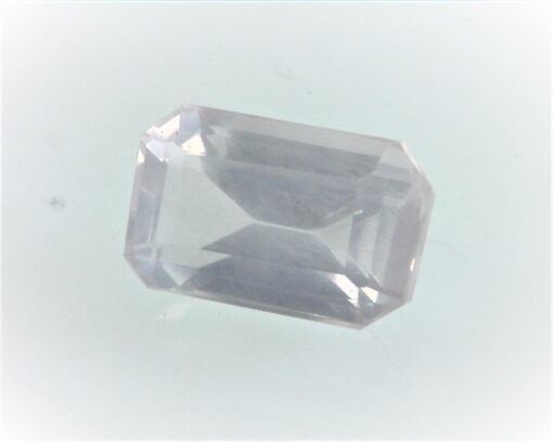 Rose Quartz Emerald Cut Natural Faceted Genuine Gemstone 10.48 CT GSG,323 - Image 2