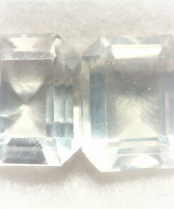 Rose Quartz Natural Faceted Genuine Gemstone Pair 14.72 CT GSG,326