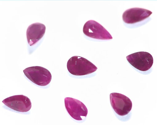 Ruby Natural Genuine Pear Shape Gemstone Lot 2.20 CT GPG 330