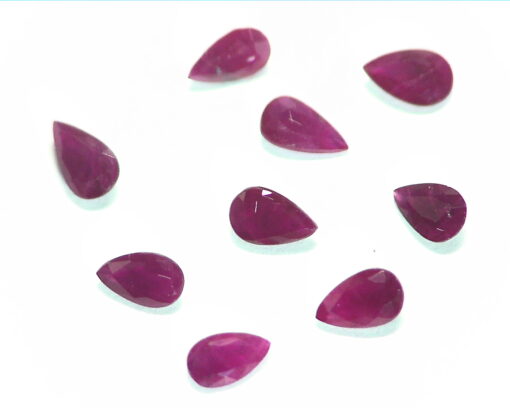 Ruby Natural Genuine Pear Shape Gemstone Lot 2.20 CT GPG 330 - Image 4