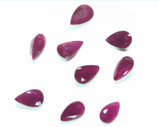 Ruby Natural Genuine Pear Shape Gemstone Lot 2.20 CT GPG 330 - Image 5