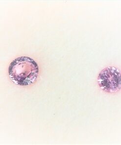 Pink Sapphire Natural Genuine Round Faceted Gemstones GPG 355