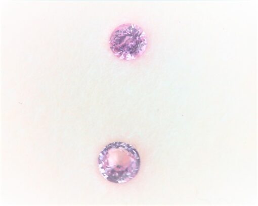 Pink Sapphire Natural Genuine Round Faceted Gemstones GPG 355 - Image 2