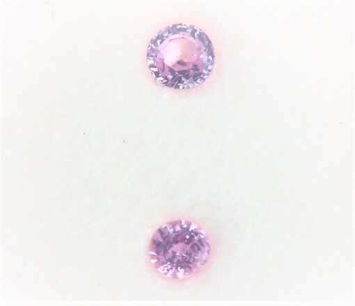 Pink Sapphire Natural Genuine Round Faceted Gemstones GPG 355 - Image 4