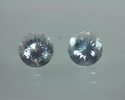 Rose Quartz Natural Faceted Genuine Gemstone Matched Pair GSG,369 - Image 4