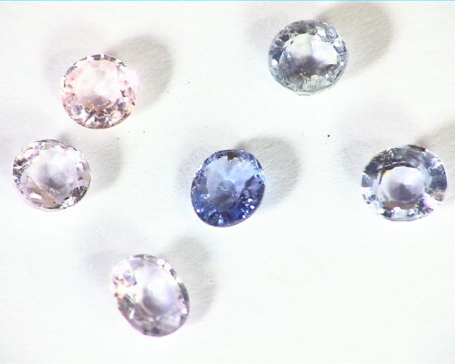 White Sapphire and Blue Sapphire Natural Genuine Gemstones 4.37 CT GPG 393 - Image 2
