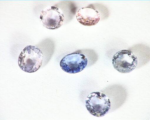 White Sapphire and Blue Sapphire Natural Genuine Gemstones 4.37 CT GPG 393 - Image 6