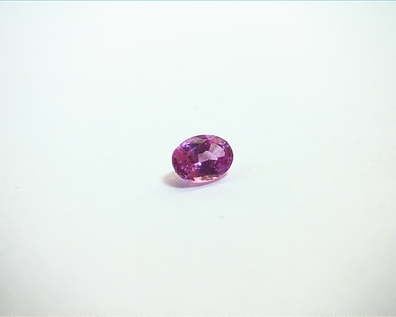 Pink Sapphire Natural Genuine Oval Shape Faceted Gemstone GPG 399 - Image 3