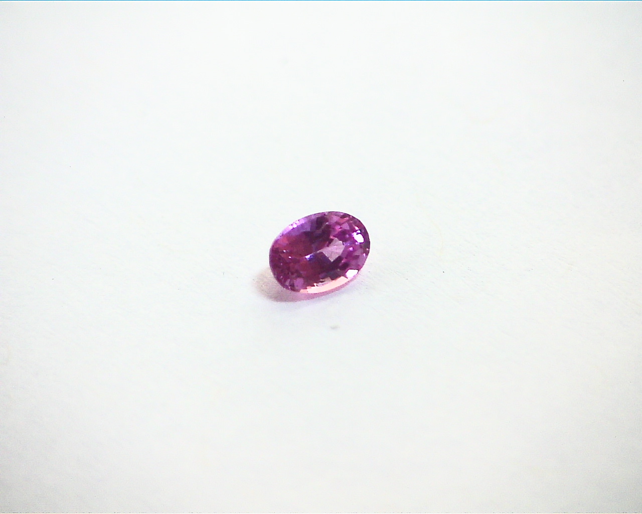 Pink Sapphire Natural Genuine Oval Shape Faceted Gemstone GPG 399 - Image 4