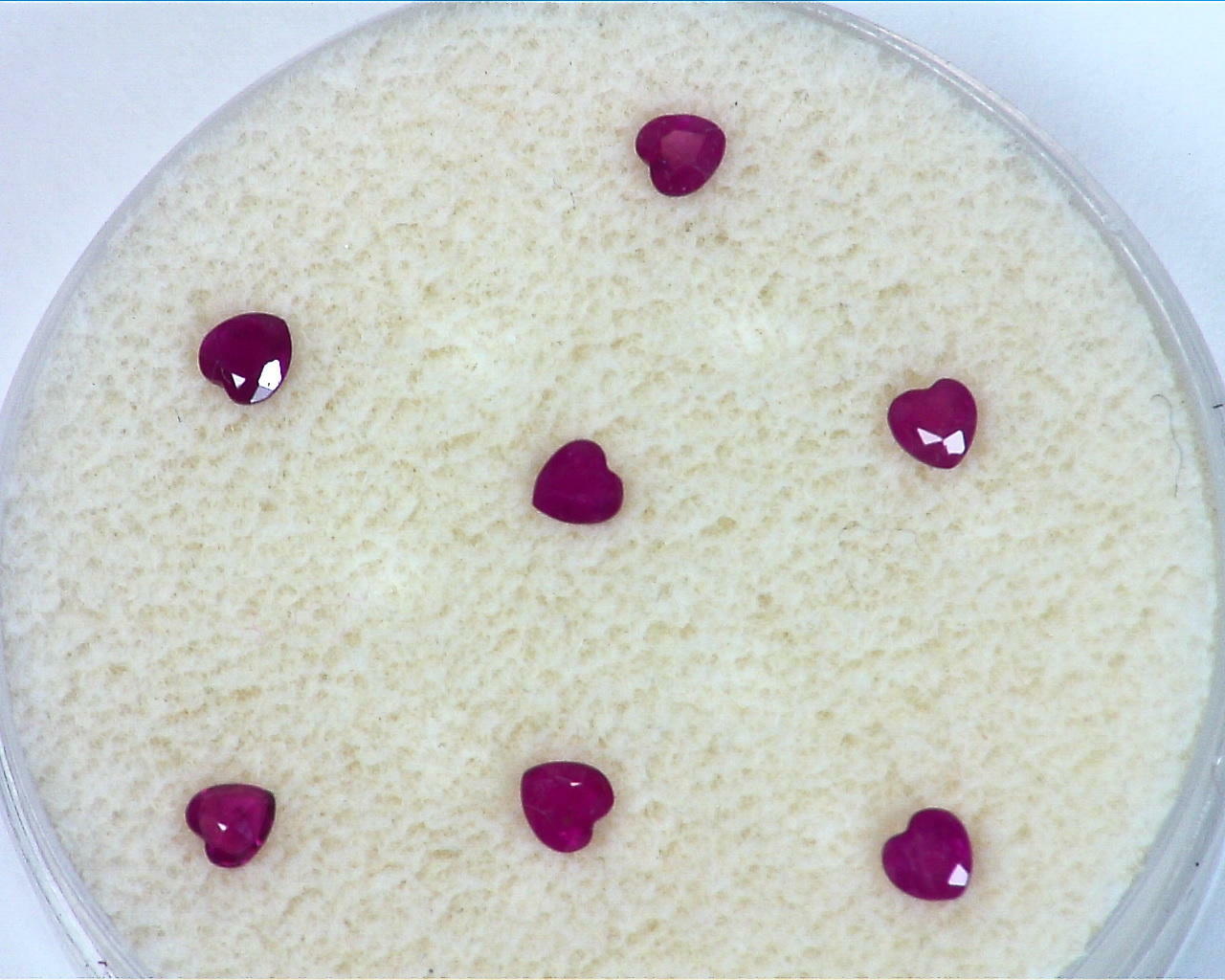 Ruby Natural Genuine Heart Shape Gemstone Lot 0.97 CT GPG 443 - Image 2