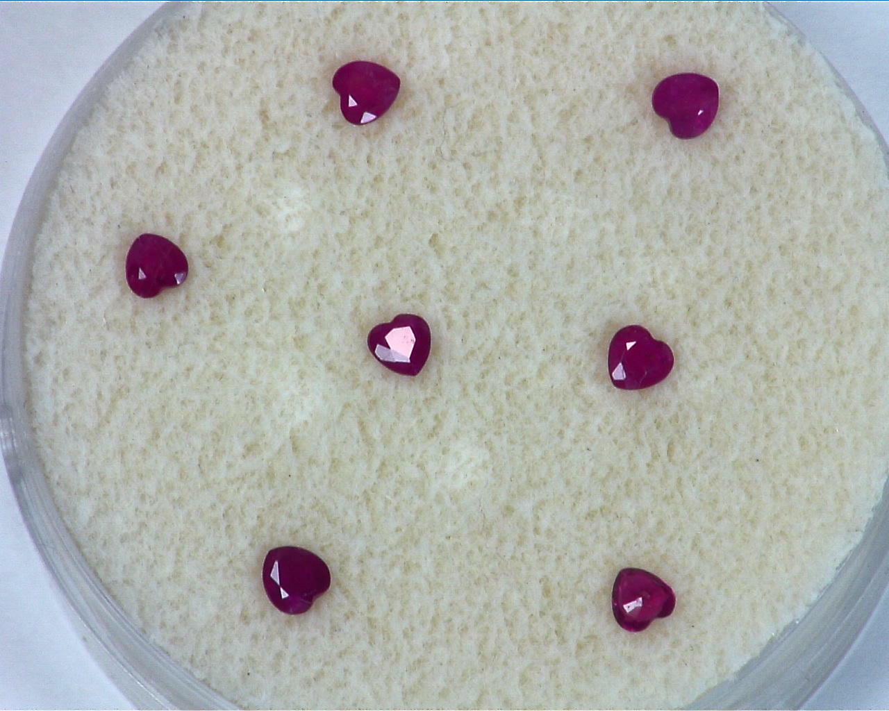 Ruby Natural Genuine Heart Shape Gemstone Lot 0.97 CT GPG 443 - Image 3