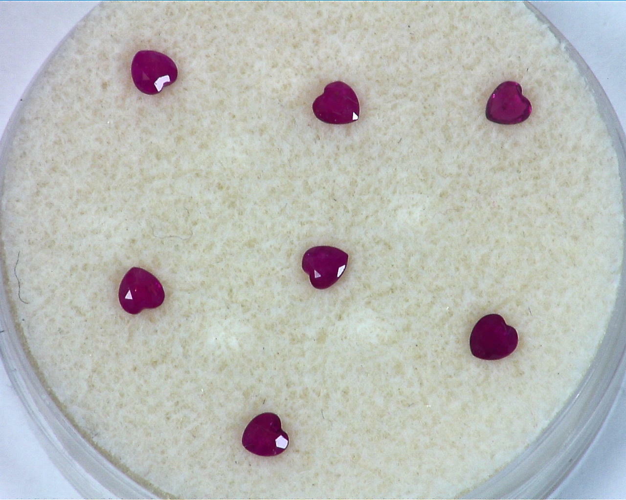 Ruby Natural Genuine Heart Shape Gemstone Lot 0.97 CT GPG 443 - Image 4