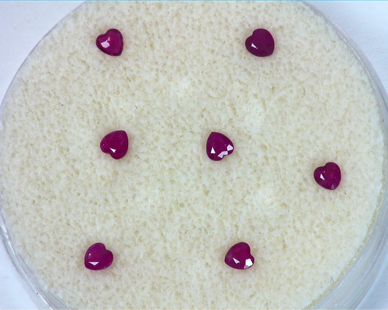 Ruby Natural Genuine Heart Shape Gemstone Lot 0.97 CT GPG 443 - Image 5