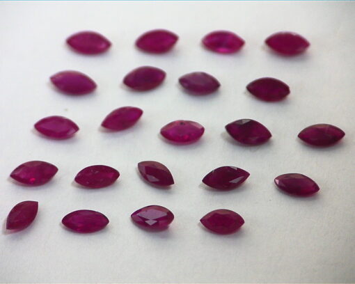 Ruby Natural Genuine Marquise Shape Gemstone Lot 4.10 CT GPG 517