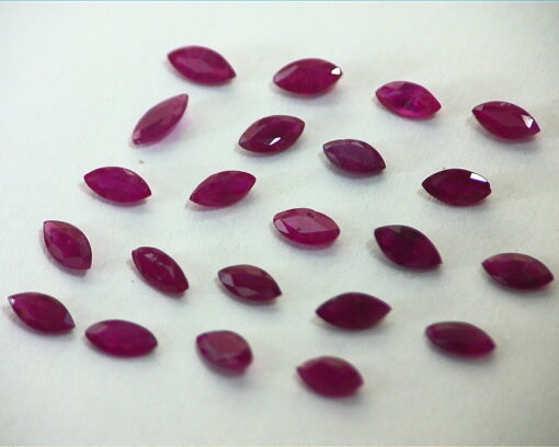 Ruby Natural Genuine Marquise Shape Gemstone Lot 4.10 CT GPG 517 - Image 4
