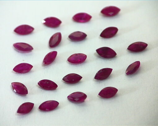Ruby Natural Genuine Marquise Shape Gemstone Lot 4.10 CT GPG 517 - Image 5