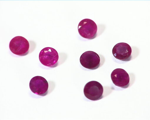 Ruby Natural Genuine Round Gemstone Lot 1.39 CT GPG 522