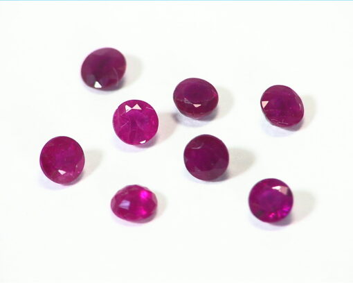 Ruby Natural Genuine Round Gemstone Lot 1.39 CT GPG 522 - Image 2