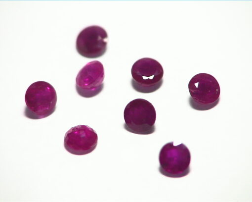 Ruby Natural Genuine Round Gemstone Lot 1.39 CT GPG 522 - Image 3