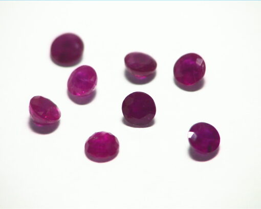 Ruby Natural Genuine Round Gemstone Lot 1.39 CT GPG 522 - Image 4