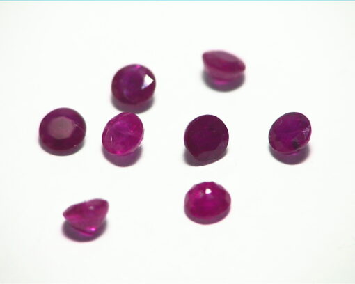 Ruby Natural Genuine Round Gemstone Lot 1.39 CT GPG 522 - Image 5