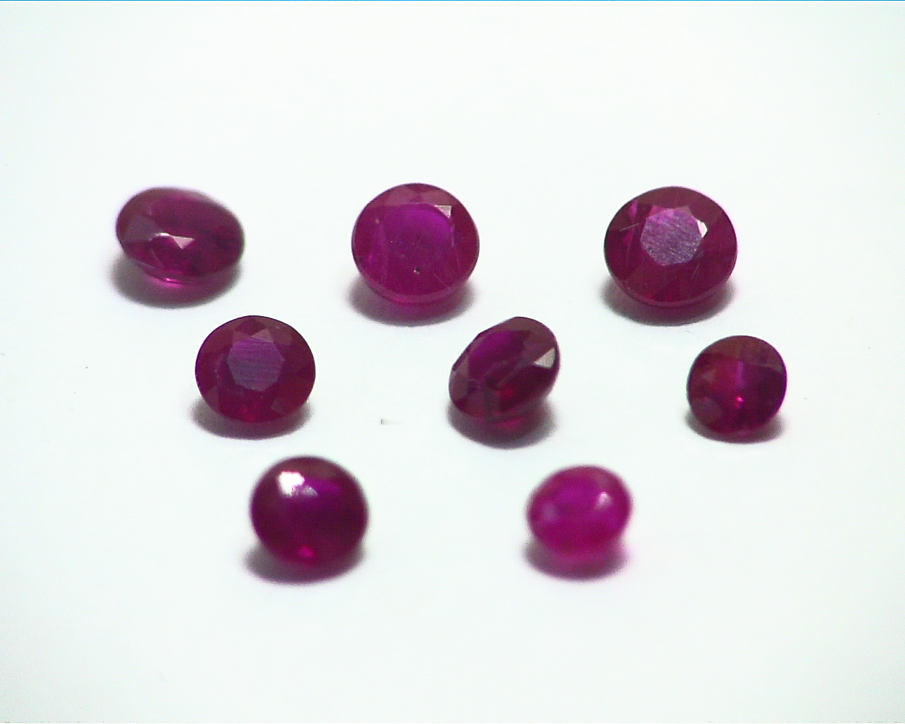 Ruby Natural Genuine Gemstones Round 2.04 CT GPG 528 - Image 2