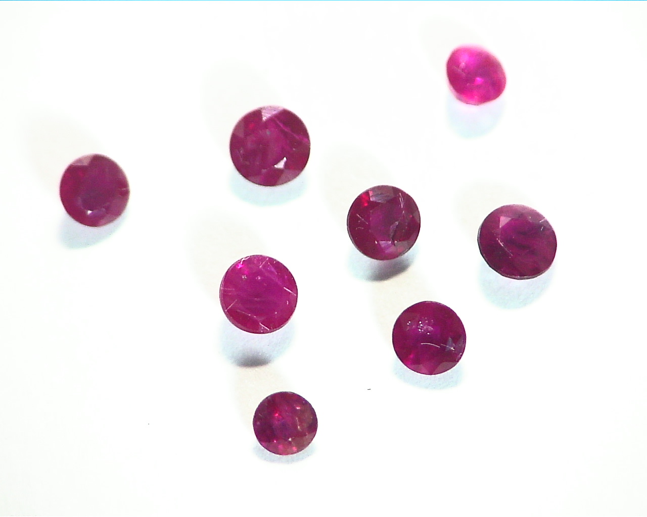 Ruby Natural Genuine Gemstones Round 2.04 CT GPG 528 - Image 7