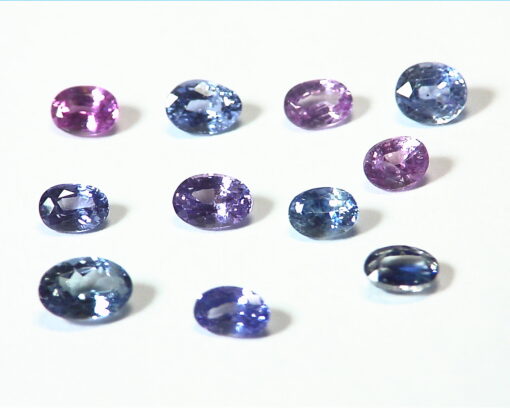 Blue and Pink Sapphire Natural Genuine Gemstones Sri Lanka, 4.00 CT GPG,534