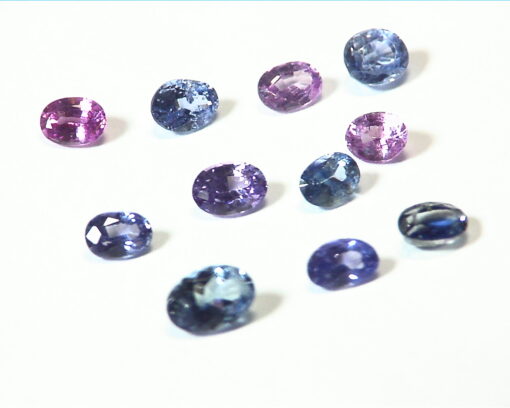 Blue and Pink Sapphire Natural Genuine Gemstones Sri Lanka, 4.00 CT GPG,534 - Image 4