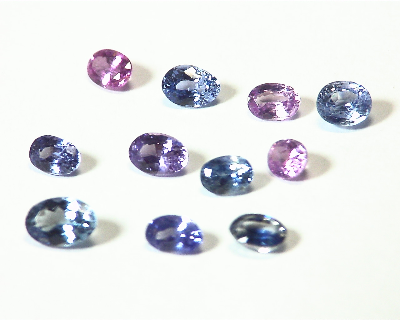 Blue and Pink Sapphire Natural Genuine Gemstones Sri Lanka, 4.00 CT GPG,534 - Image 5