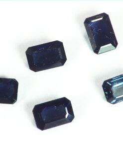 Blue Sapphire Emerald Cut Natural Genuine Gemstones 312 CT GPG,537