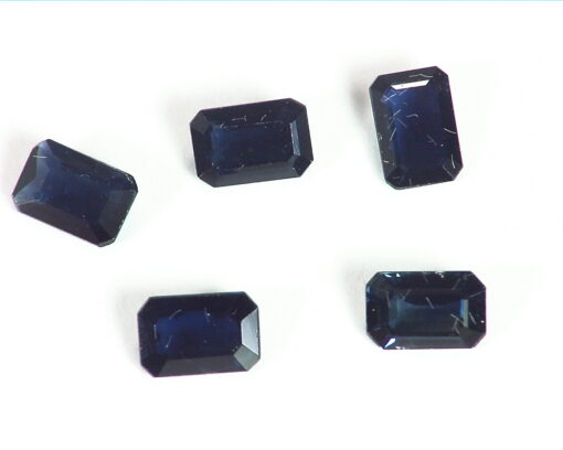 Blue Sapphire Emerald Cut Natural Genuine Gemstones 312 CT GPG,537 - Image 2