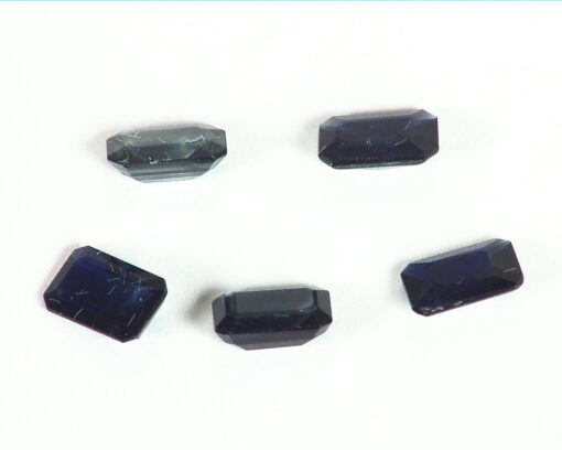 Blue Sapphire Emerald Cut Natural Genuine Gemstones 312 CT GPG,537 - Image 4