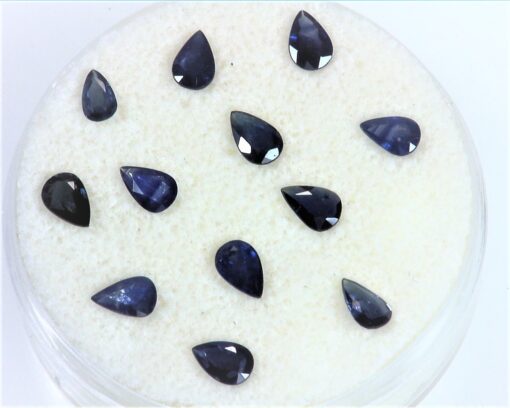 Blue Sapphire, Pear Shape Natural Genuine Gemstones Sri Lanka, 4.70 CT GPG,546 - Image 6