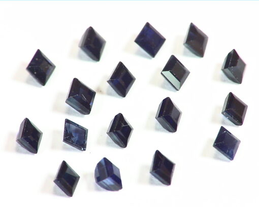 Blue Sapphire, Square Shape Natural Genuine Gemstones Sri Lanka, 4.09 CT GPG,547 - Image 3