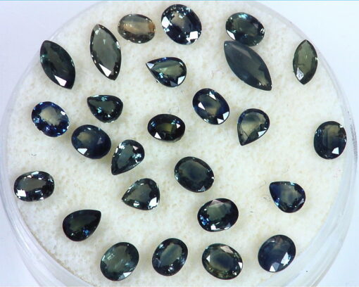 Blue Green Sapphire Natural Genuine Gemstones 10.73 CT GPG, 549 - Image 4