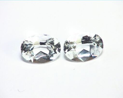 White Topaz Natural Genuine Gemstone Matched Pair 3.00 CT GPG 647 - Image 3