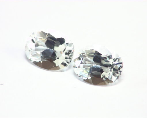 White Topaz Natural Genuine Gemstone Matched Pair 3.00 CT GPG 647 - Image 5
