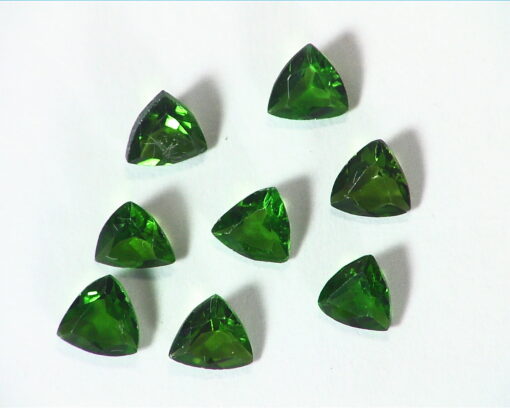 Chrome Tourmaline Natural Genuine Gemstone Trilliant Cut,1.81 CT GSG,457