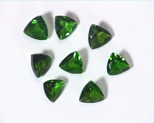 Chrome Tourmaline Natural Genuine Gemstone Trilliant Cut,1.81 CT GSG,457 - Image 3