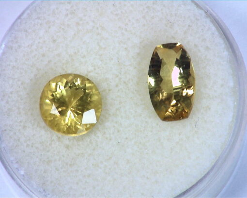 Beryl yellow Faceted Natural Genuine Gemstone 4.37 CT GRG,53