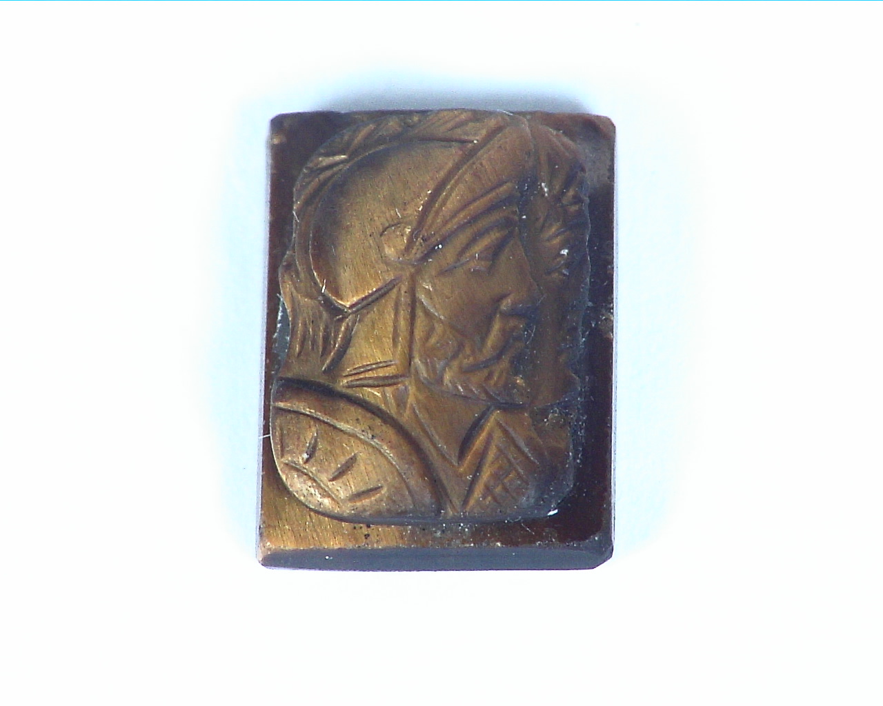 Tiger Eye Natural Genuine Carved Gemstone 10.24 CT GRG, 564 - Image 7