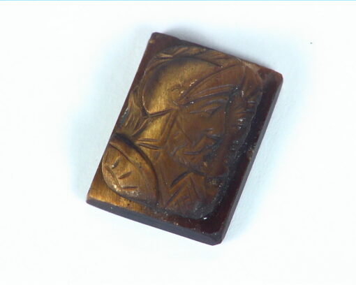 Tiger Eye Natural Genuine Carved Gemstone 10.24 CT GRG, 564 - Image 2