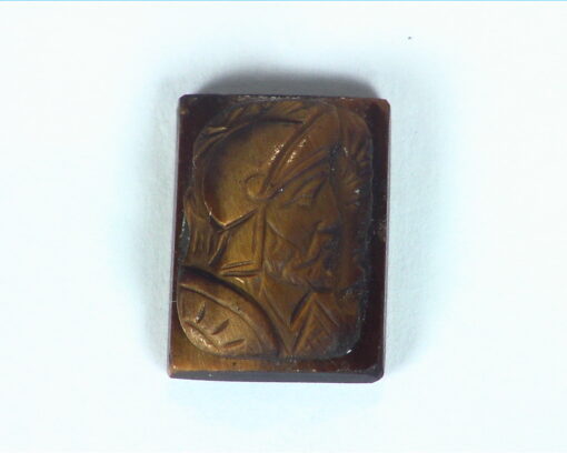 Tiger Eye Natural Genuine Carved Gemstone 10.24 CT GRG, 564 - Image 3