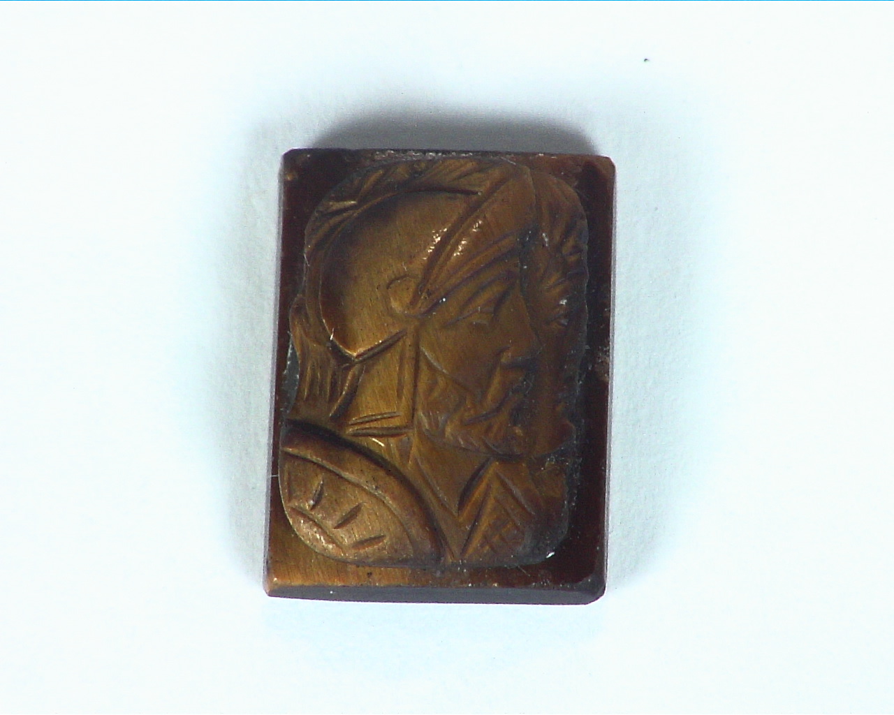 Tiger Eye Natural Genuine Carved Gemstone 10.24 CT GRG, 564 - Image 3