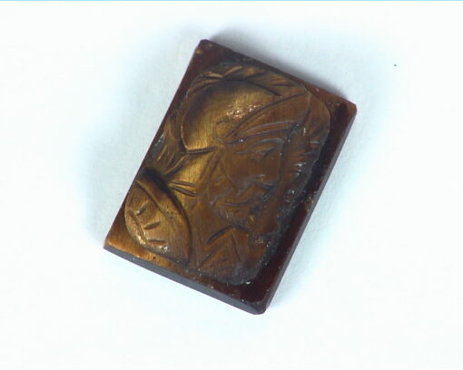 Tiger Eye Natural Genuine Carved Gemstone 10.24 CT GRG, 564 - Image 4