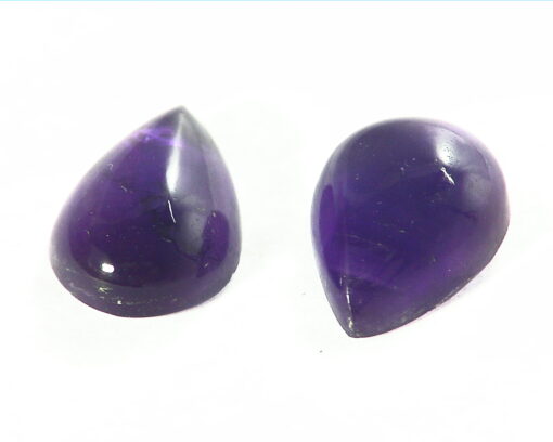 Amethyst Natural Genuine Gemstone Matched Pair 18.90 CT GSG101